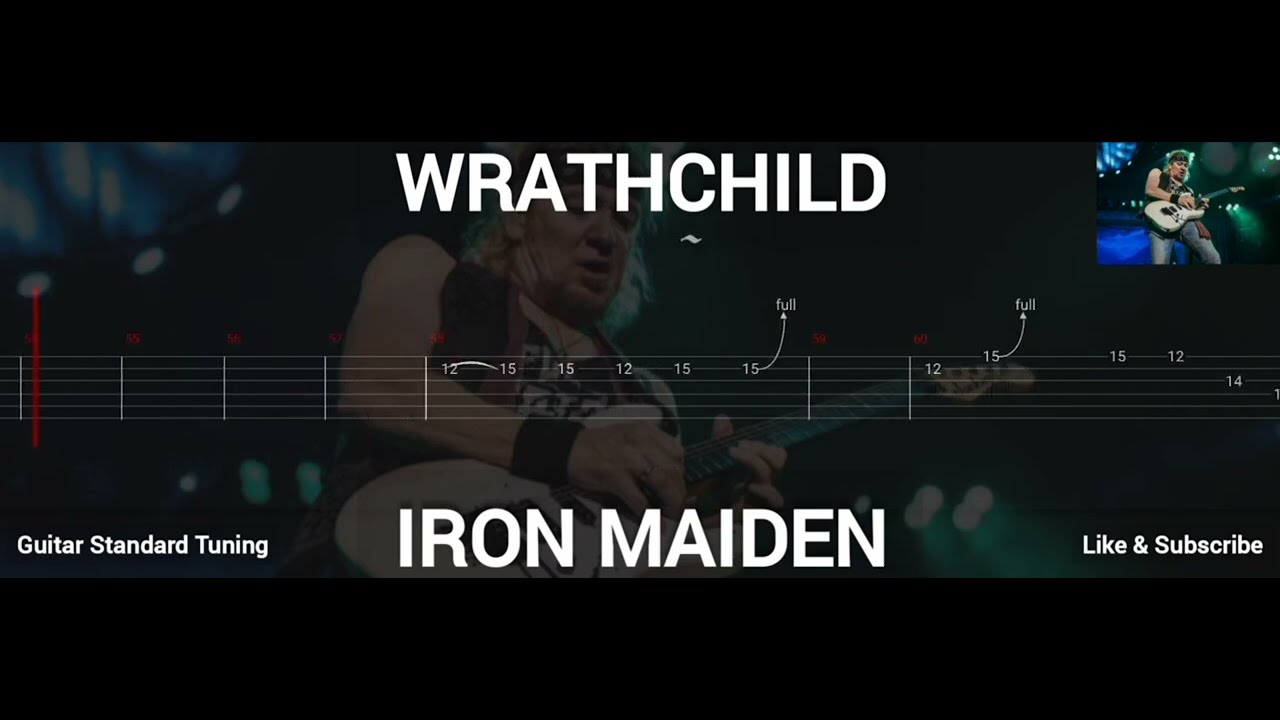IRON MAIDEN - WRATHCHILD ( TAB GUITAR )