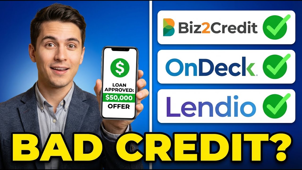 Top 10 Business Loans for BAD CREDIT (2026 FUNDING APPROVED)