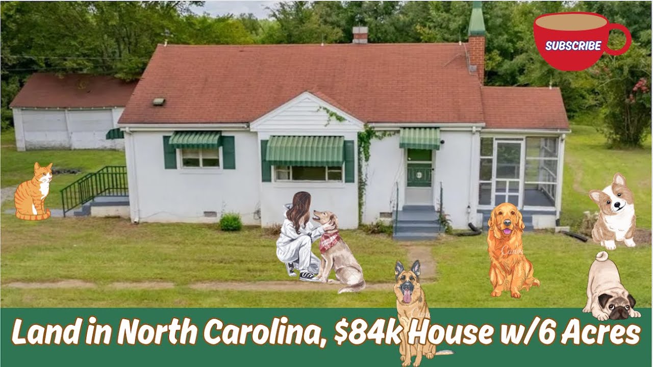 Land in North Carolina w/this $84k House on 6 Acres 🥹🇺🇸