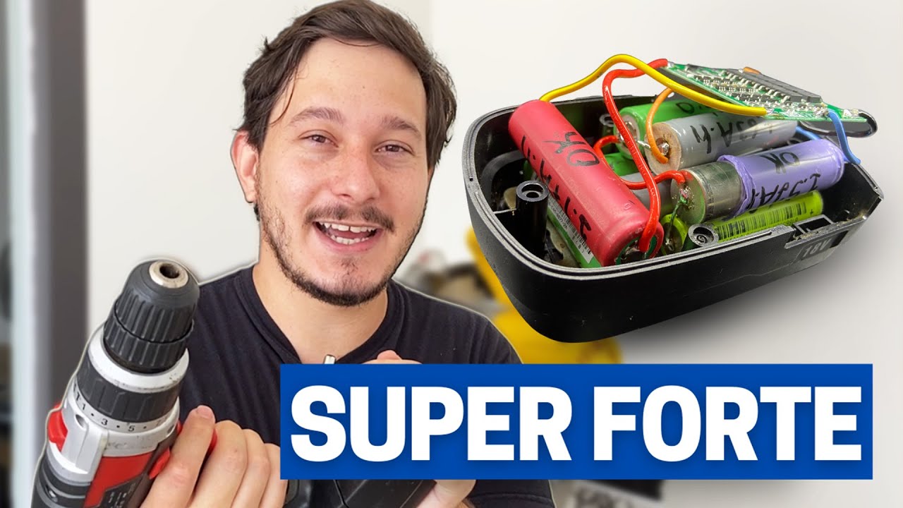 Como TURBINAR a BATERIA da sua PARAFUSADEIRA