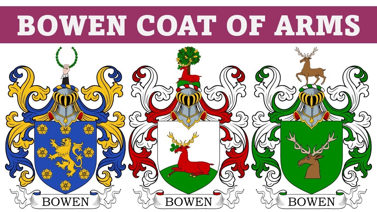 Bowen Coat of Arms & Family Crest - Symbols, Bearers, History