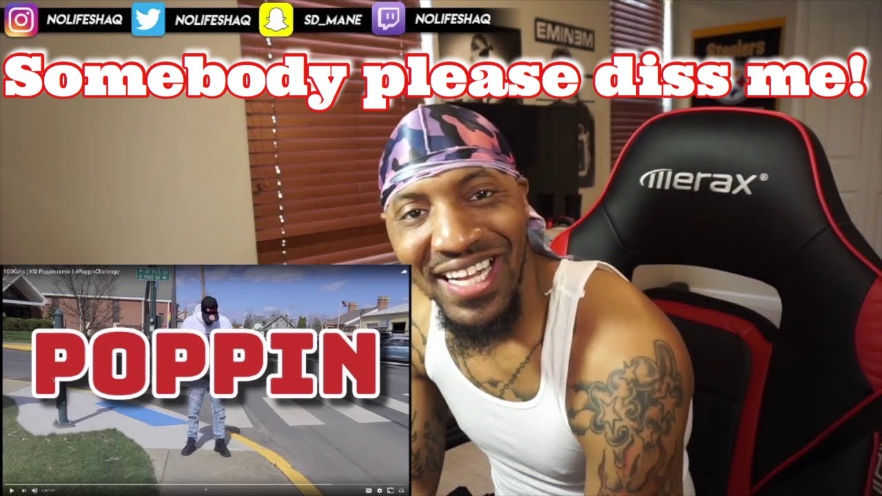 THIS THE BEST VERSE! | 100Kufis - Poppin (KSI remix) #PoppinChallenge