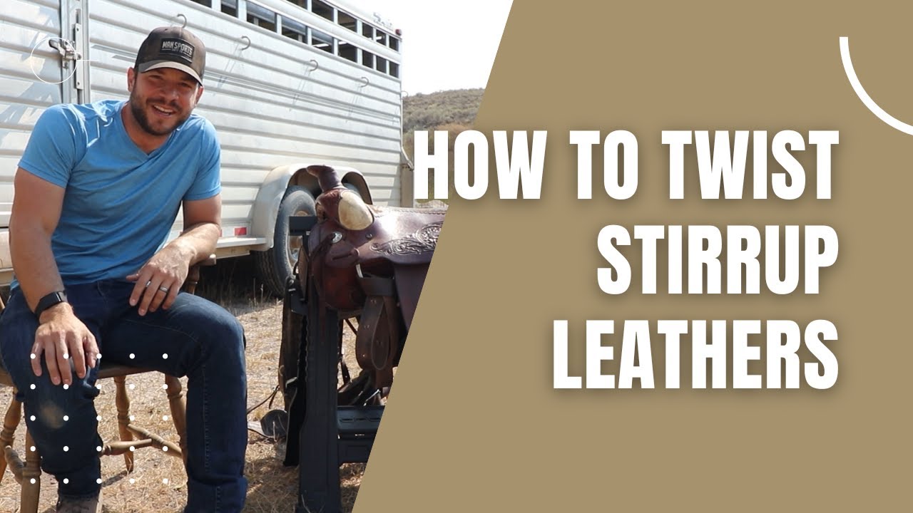 How To Twist Stirrup Leathers - A Couple Options