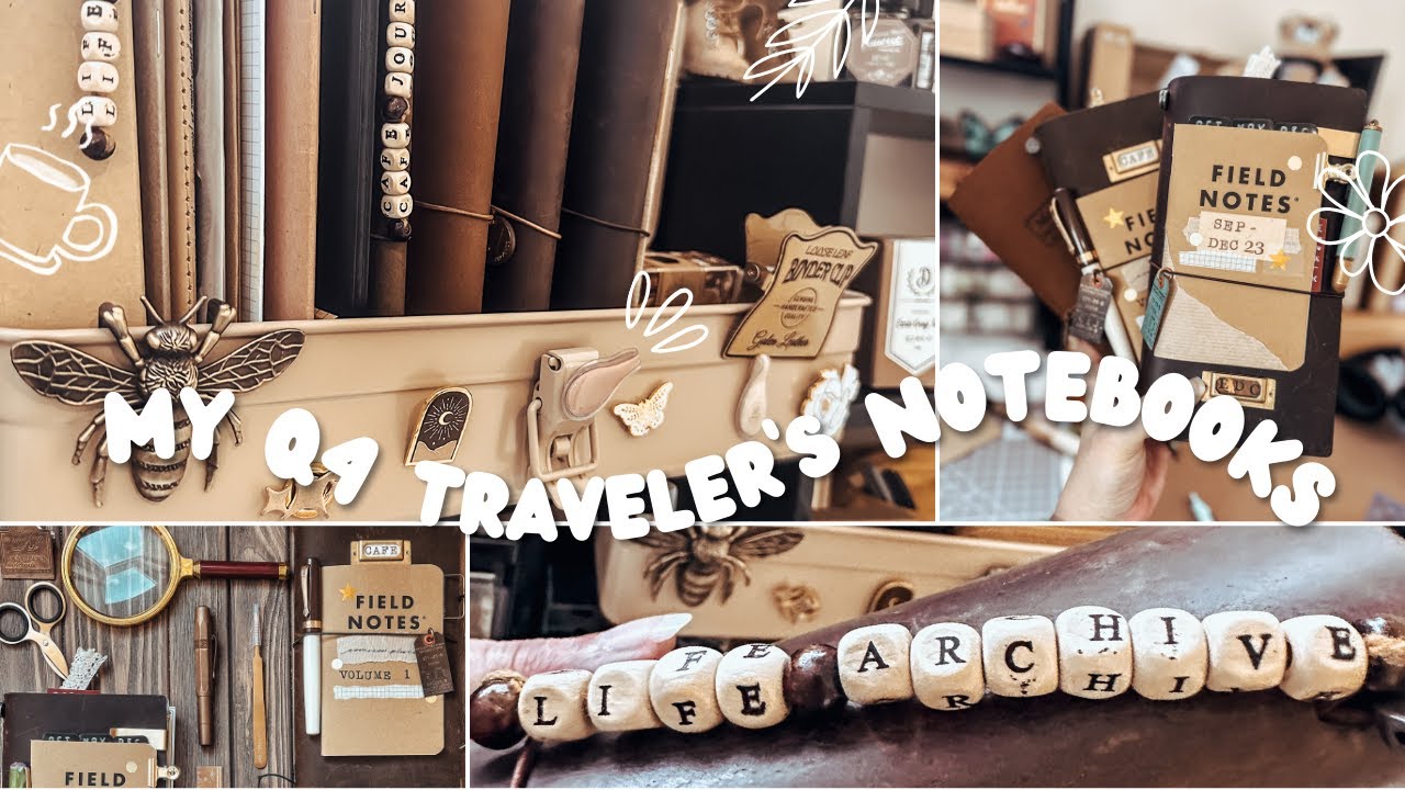 How I'm using Traveler's Notebooks for Q4 | Planner line up | daily journaling