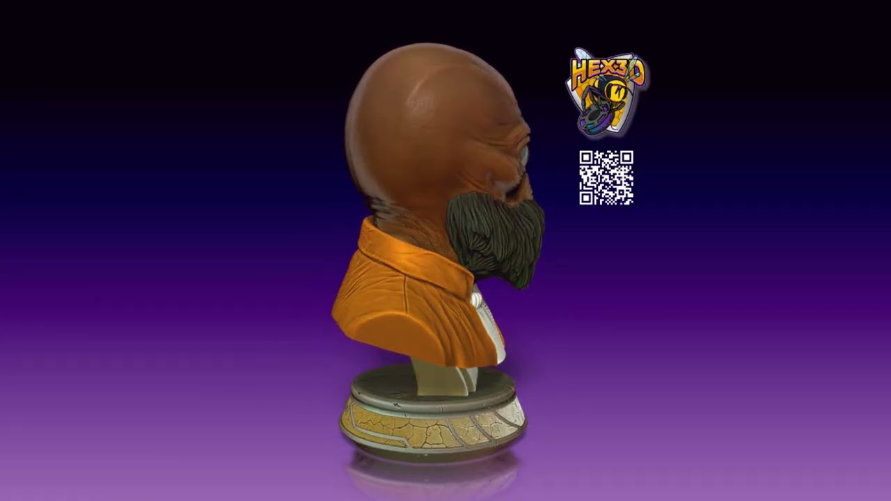 Ponda Baba Bust 1:2 scale