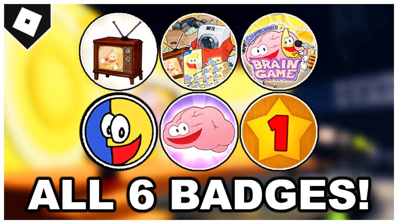 Shovelware's Brain Game - How to get ALL 6 BADGES! [ROBLOX]