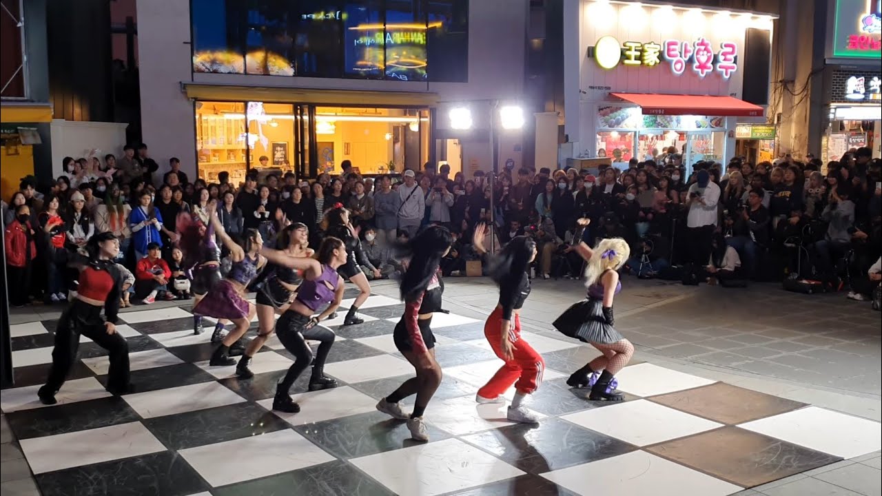 [STREET ARTIST] SEOUL, YONSEI & KOREA UNIVERSITY DANCE TEAM. COMBINED SINCHON BUSKING. 231104.