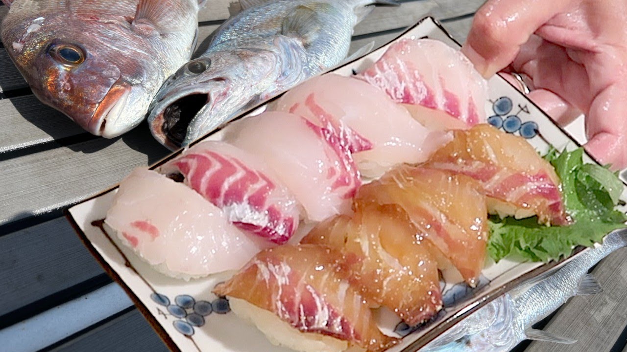 Freshest NIGIRI SUSHI Made by a Japanese Fisherman