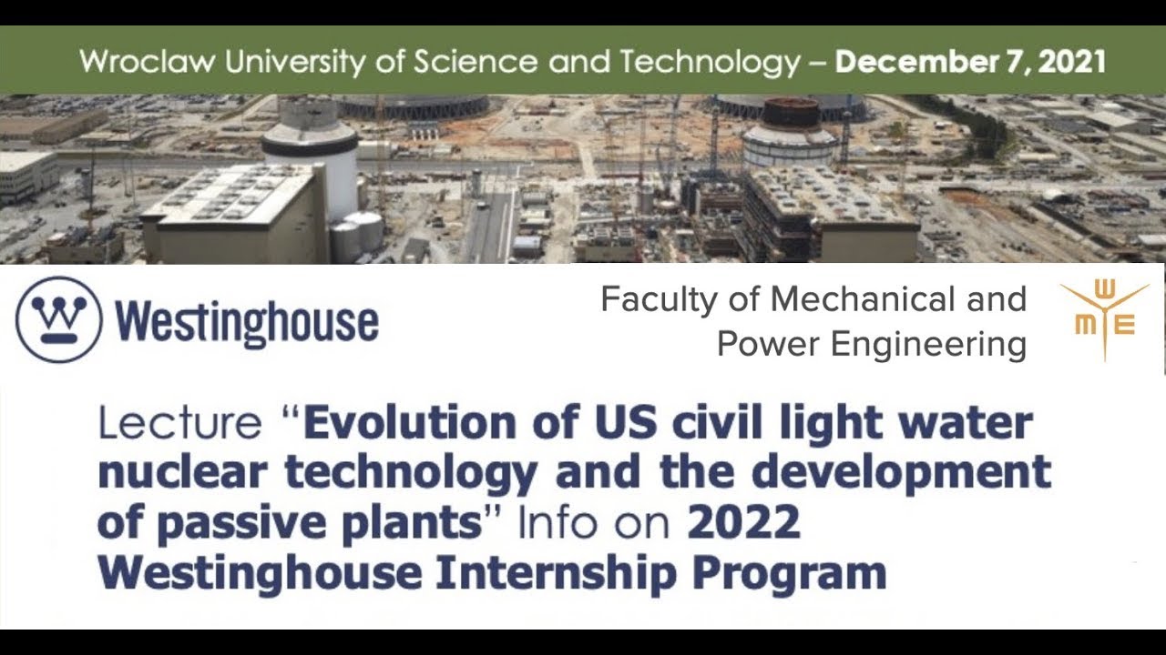 Westinghouse Electric Company na Wydziale Mechaniczno-Energetycznym