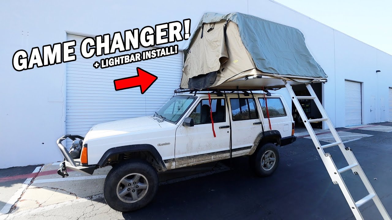 The Best Budget/Beginner Roof Top Tent! - Building the Ultimate Camping Jeep XJ Ep. 5