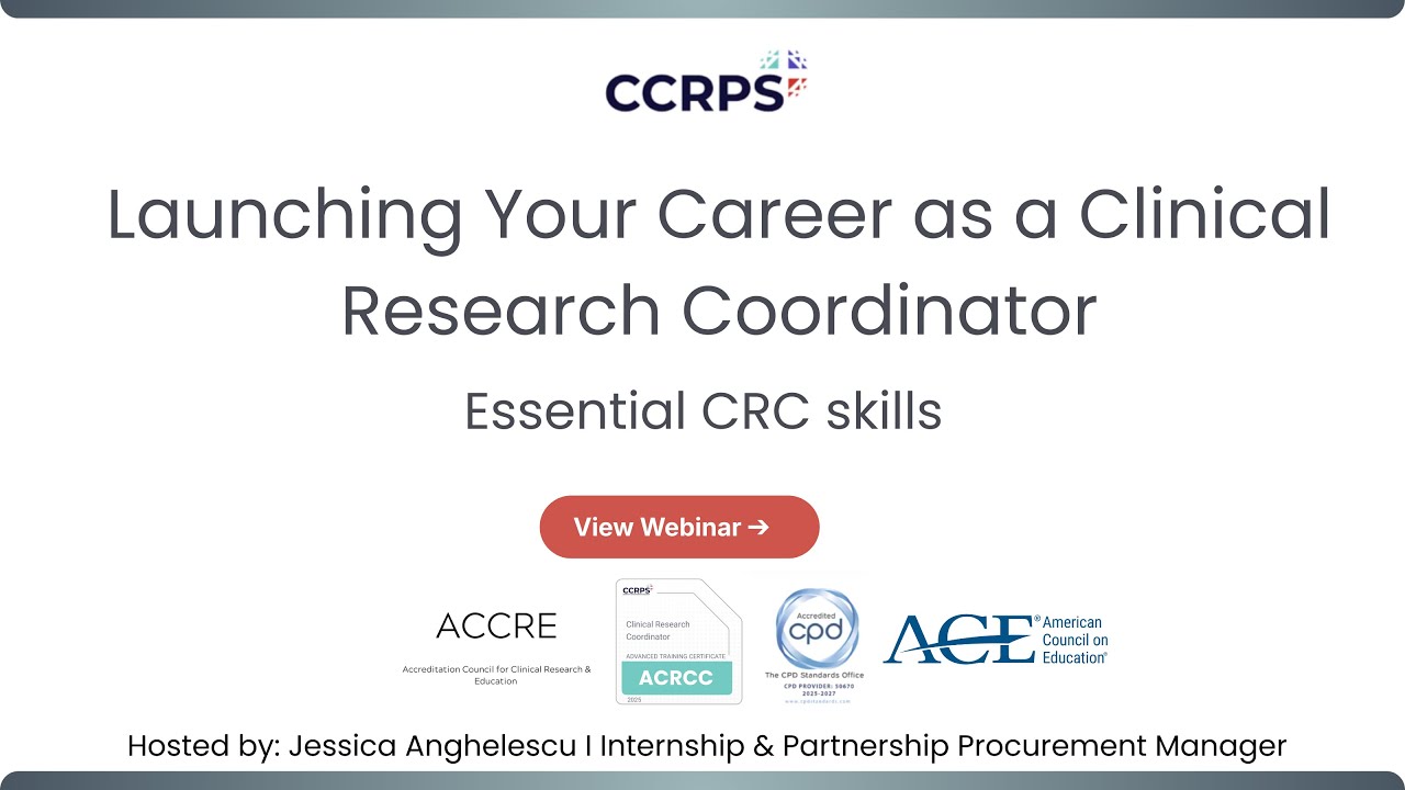 Essential Clinical Research Coordinator Skills for CRC Certification and Trial Conduct