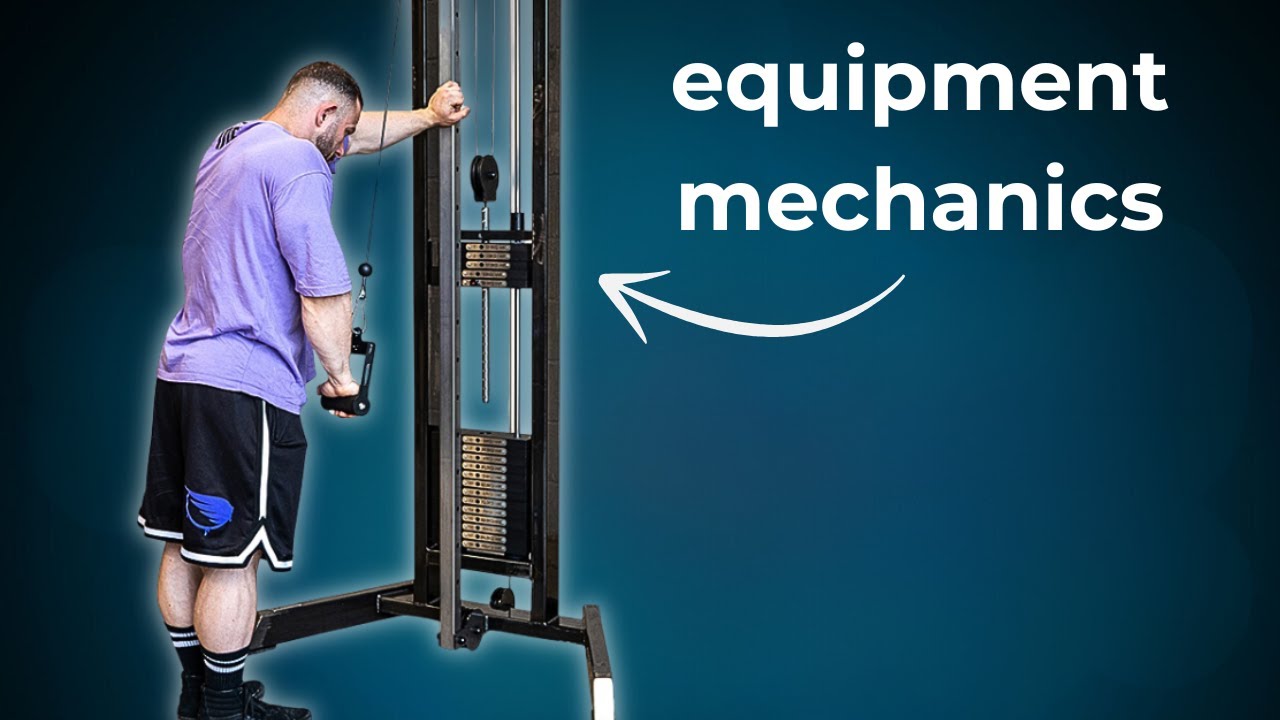 Why do some cable machines feel heavy and others feel light?