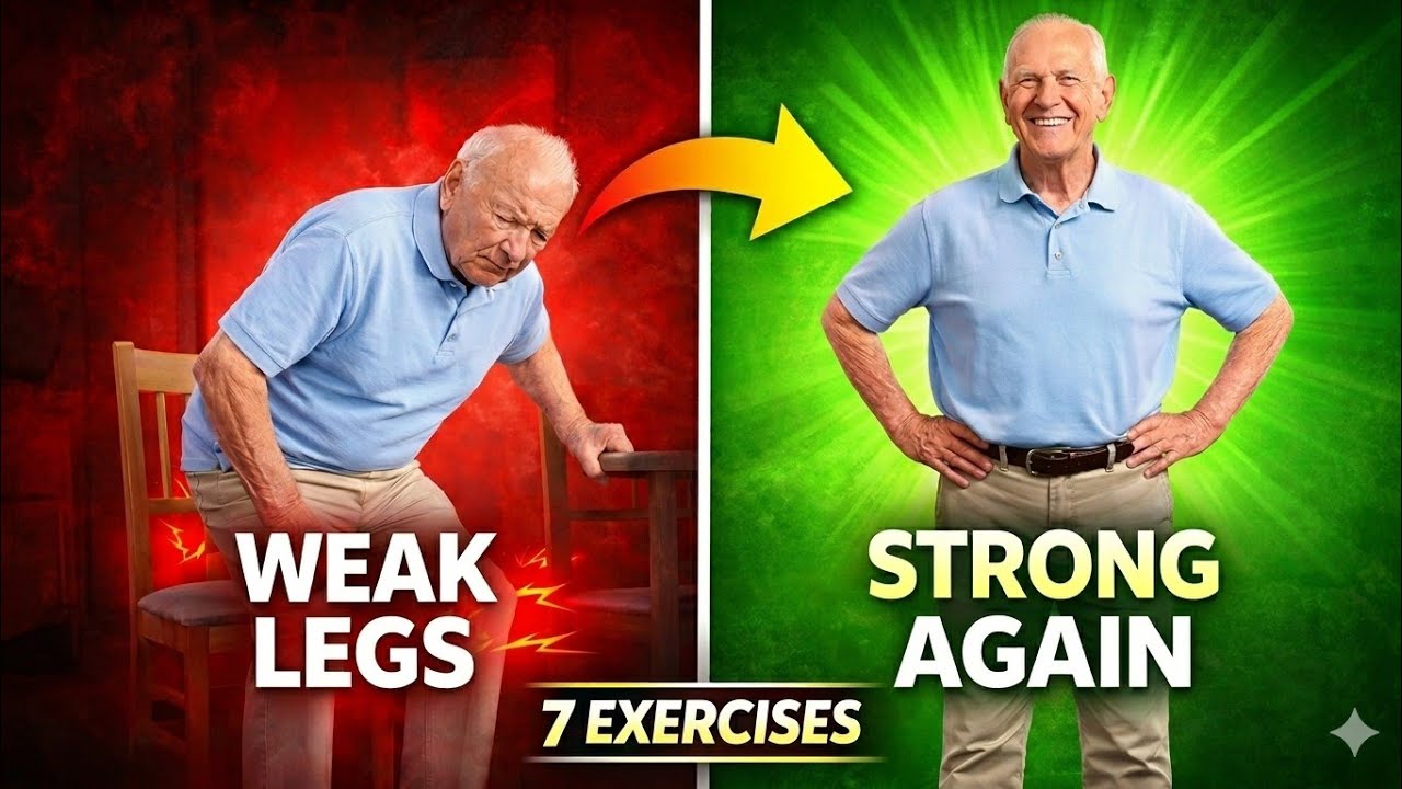 BREAKING: Weak Legs After 60? Fix Them With 7 Exercises