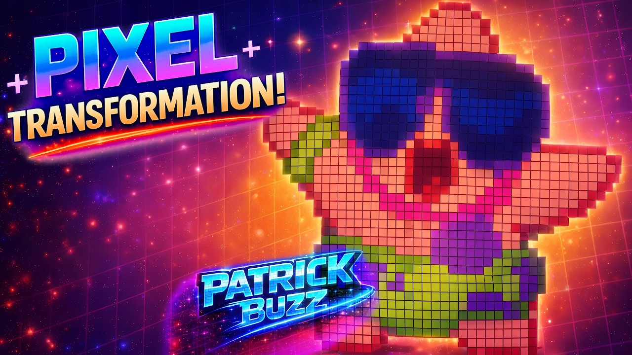 How To Draw Patrick Buzz (Brawl Stars) Pixel Art | Color Bits