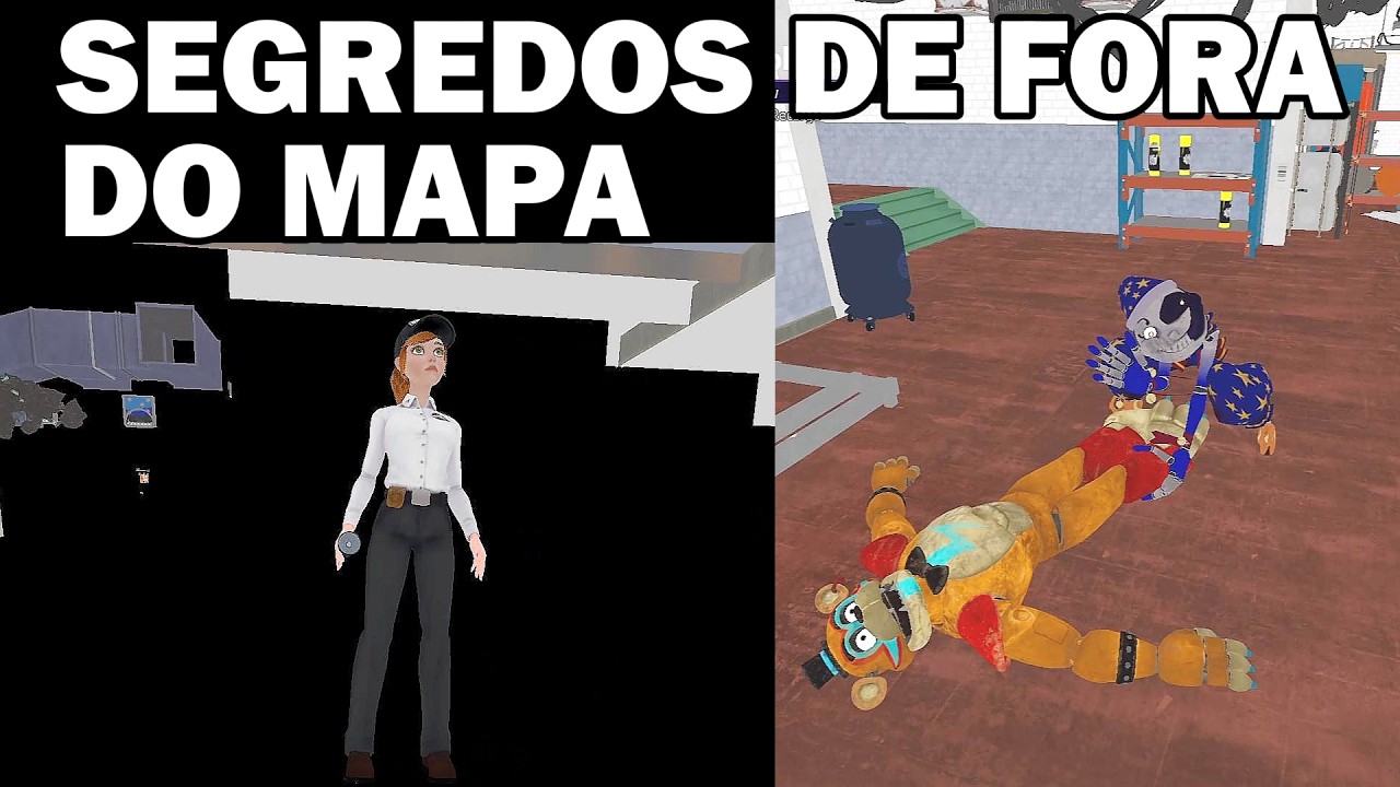 Segredos escondidos fora do mapa em Five Nights at Freddy's SB - Parte 2