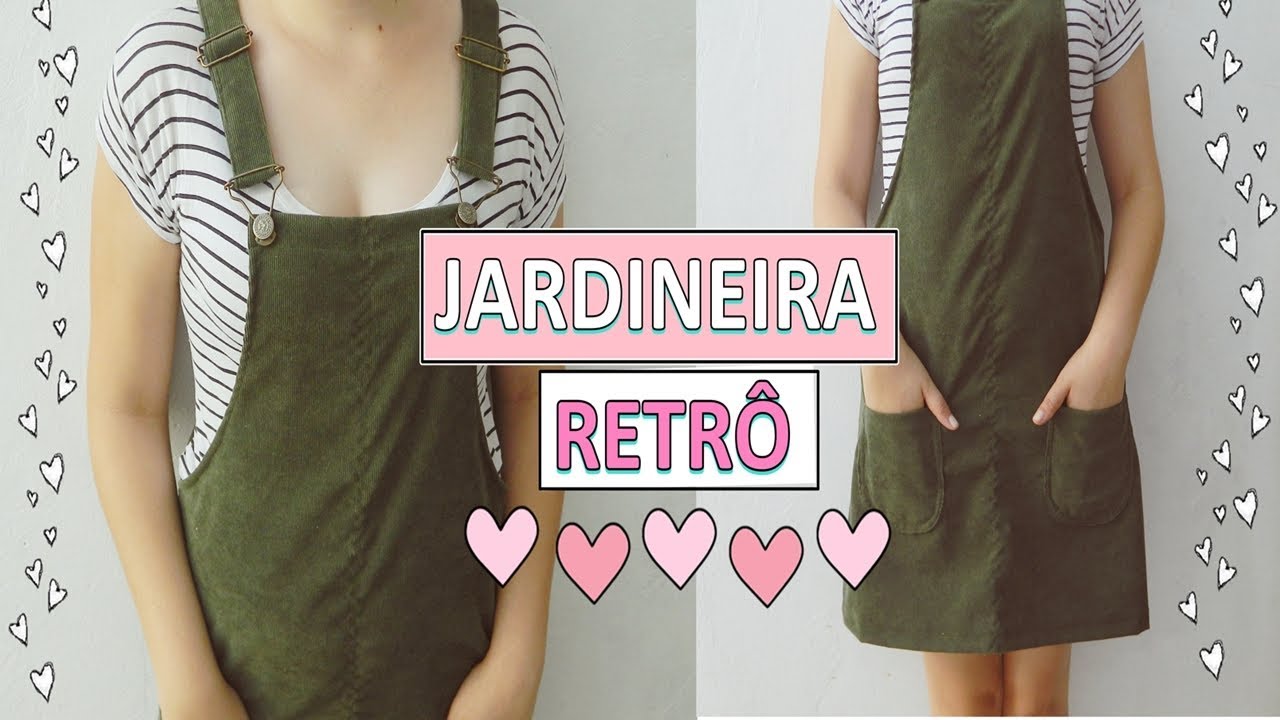 DIY | JARDINEIRA/SALOPETE  RETRÔ 👗