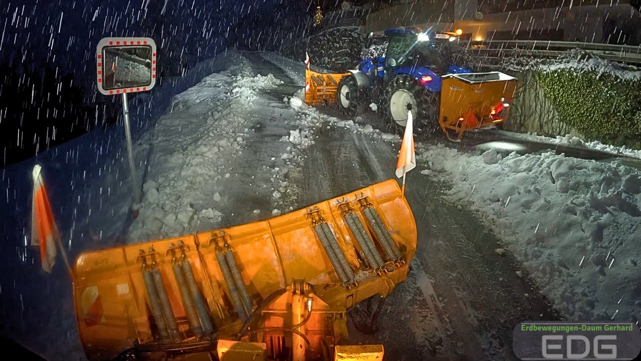 ❄️Snow removal with @Mr. Snowplow  in the Alps #asmr #winter