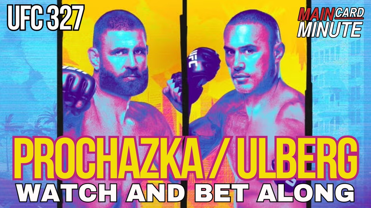 UFC 327: Jiri Prochazka vs. Carlos Ulberg LIVE Stream | Watch Along Fight Companion