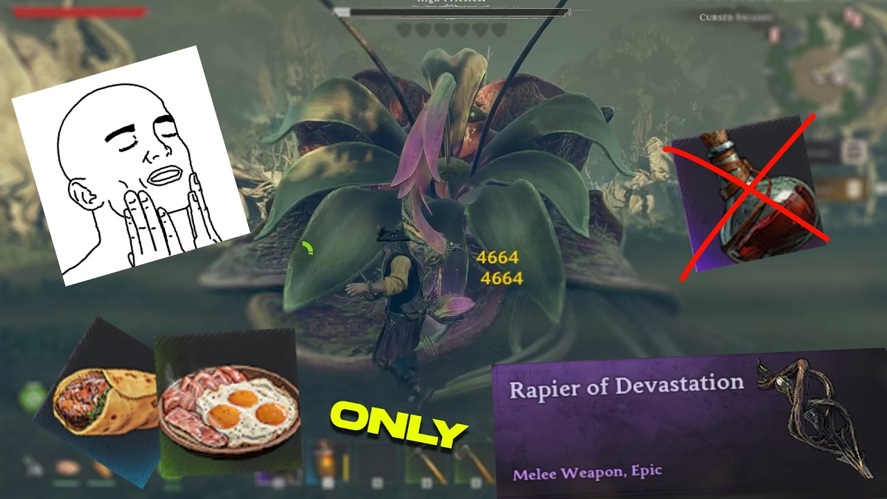 Beating High Priestess with Rapier of Devastation only in Windrose