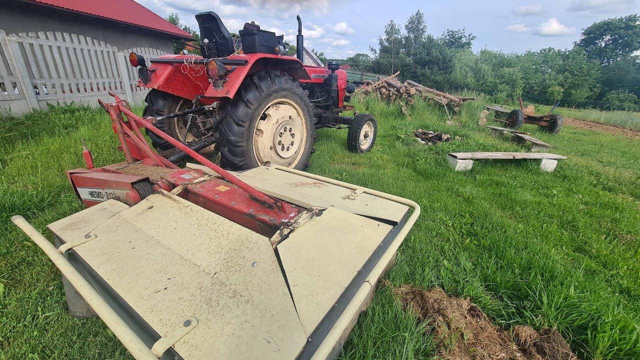 Kosimy łąke - Problemy na starcie - Ursus z Mesko !