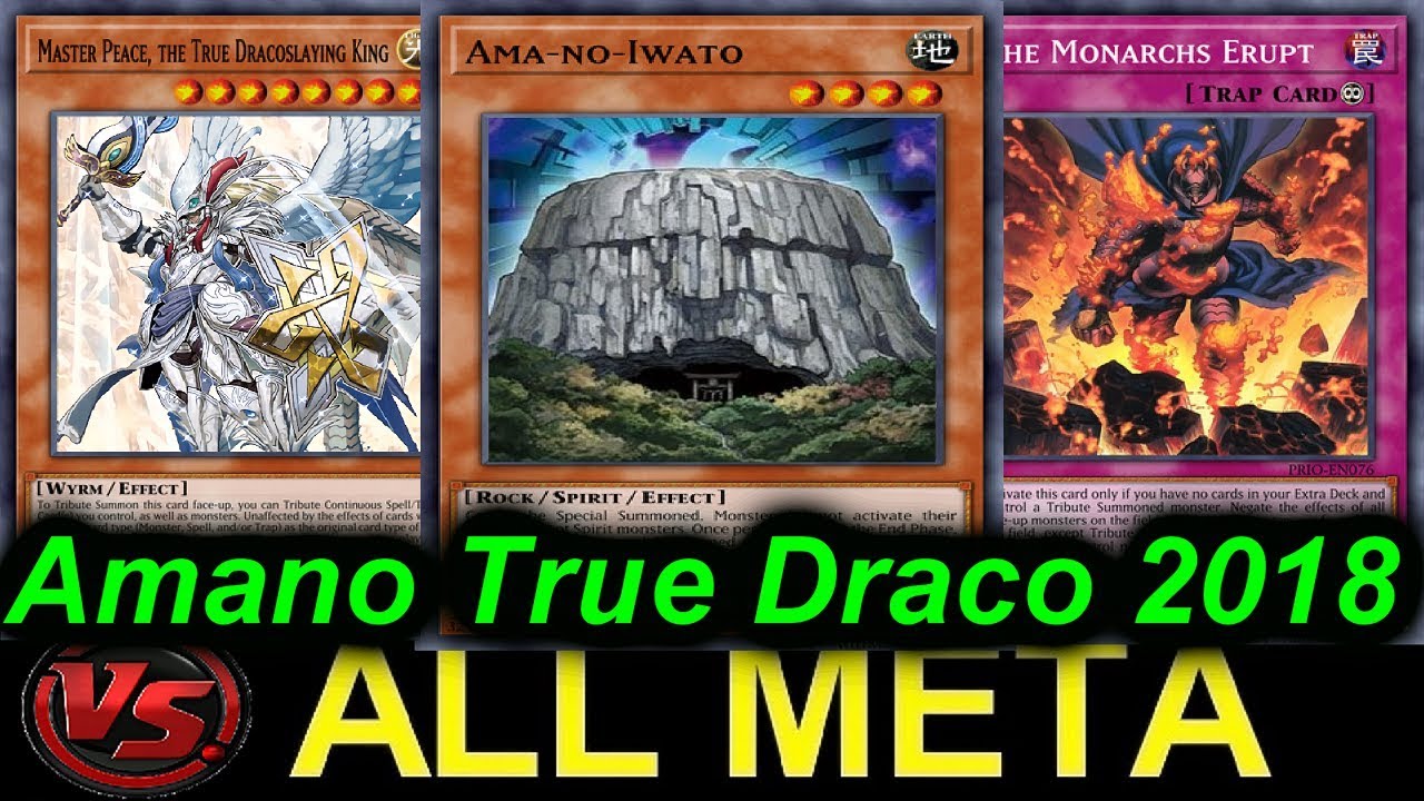 【YGOPRO】AMANO TRUE DRACO VS...ALL META DECKS 2018