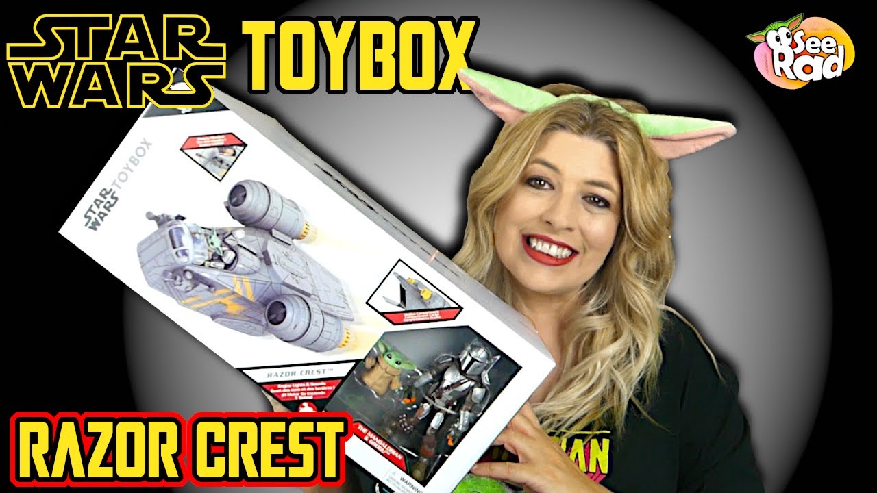 STAR WARS TOYBOX - The Mandalorian & Grogu (BABY YODA) Action Figures with Razor Crest Set REVIEW