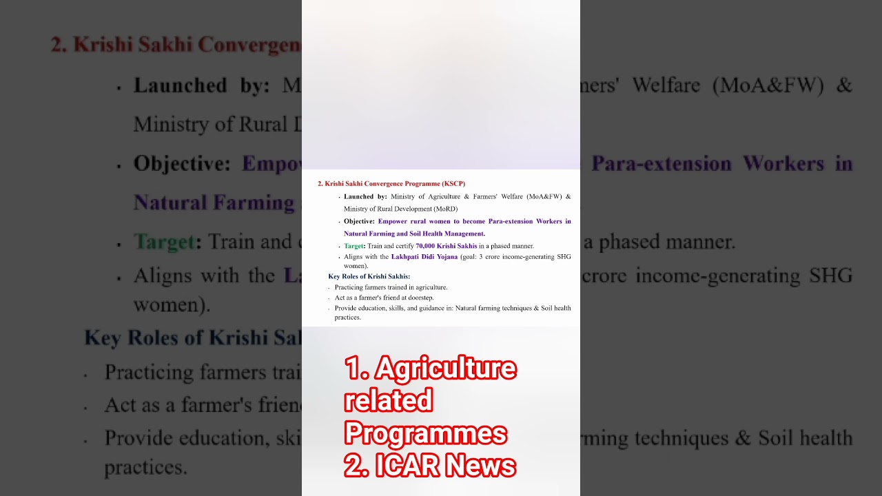 Agriculture Data 2024-25 Part-5 #ICAR #program #launch #agri #jrf #agridata #icarnews  #schemes