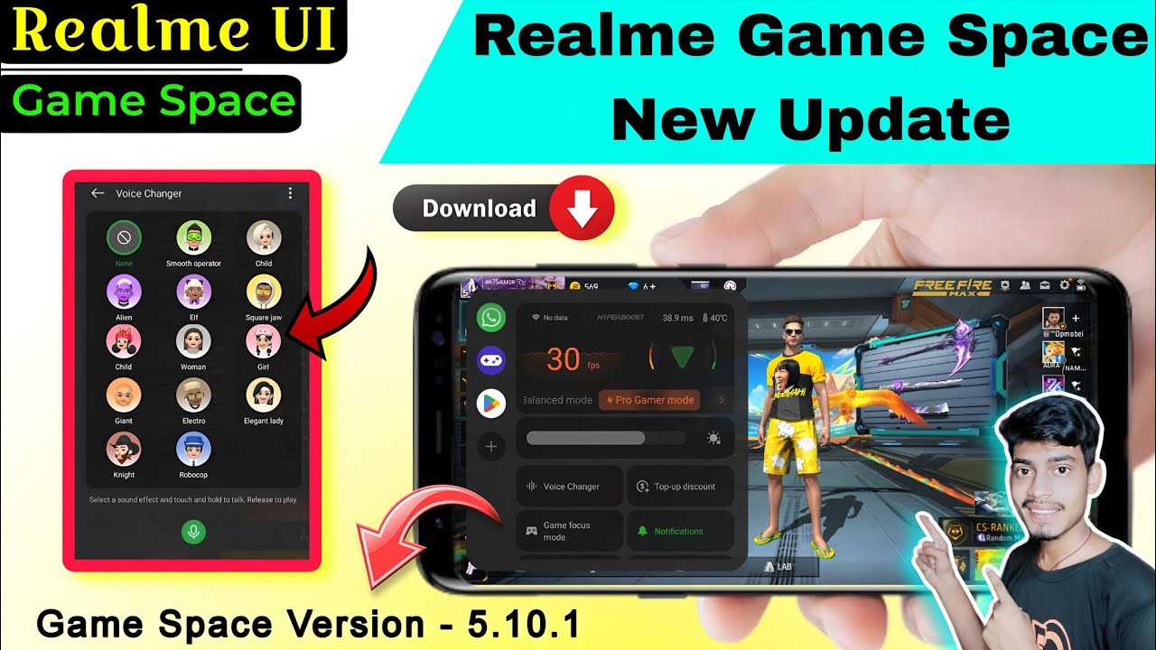 Realme Game Space New Update // Version 5.10.1 // &lrm;@SmartTech238