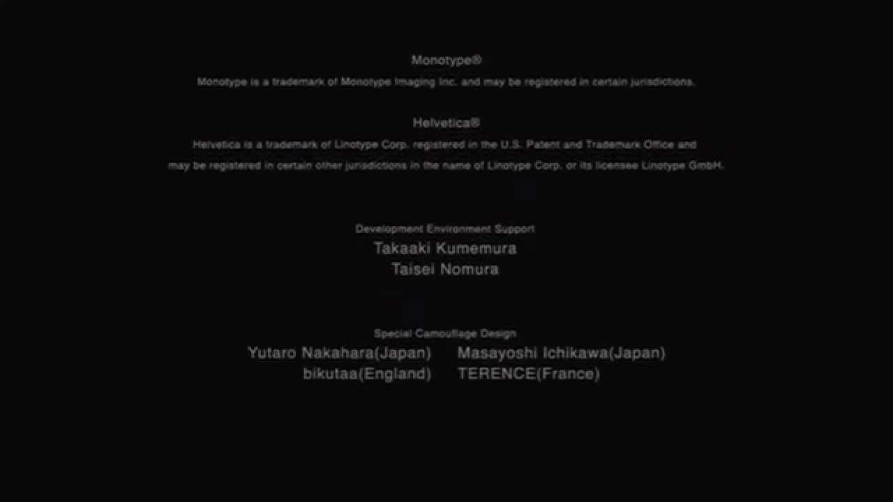 Metal Gear Solid 3 - Credits