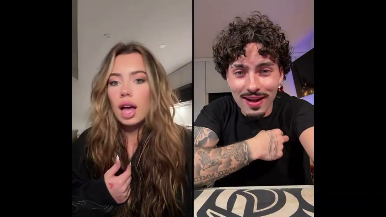 Braeden & Lanah Most Recent TikTok Live