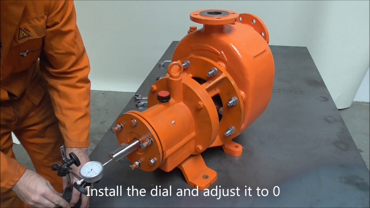 8 Komak KFT series impeller gap setting