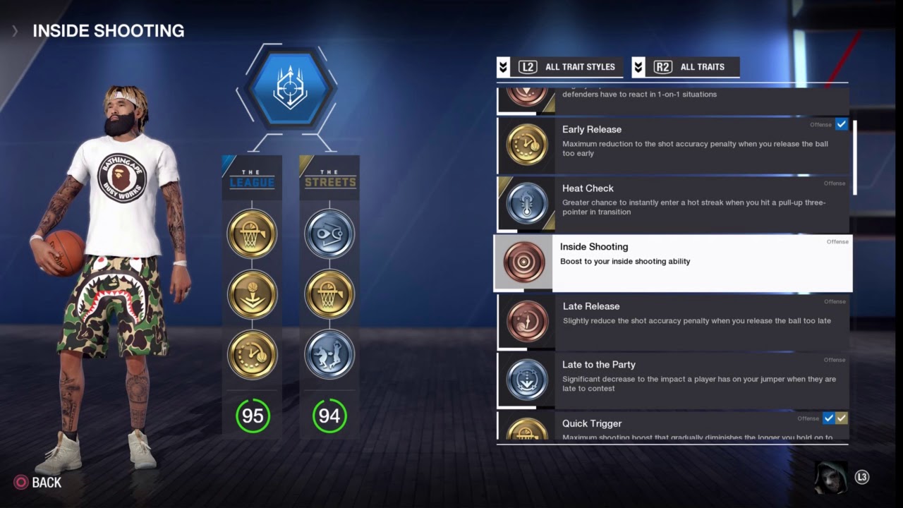 NBA Live 18 Point Shooter Build Best Builds Ep.4 / Grind Tip at the End