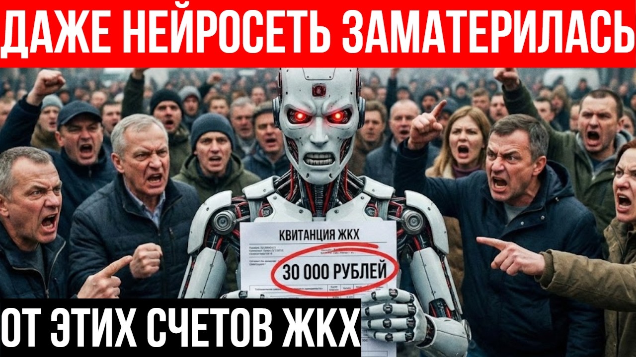 30 000 РУБЛЕЙ ЗА КВАРТИРУ?! Почему даже НЕЙРОСЕТЬ начала МАТЕРИТЬСЯ от новых счетов ЖКХ?