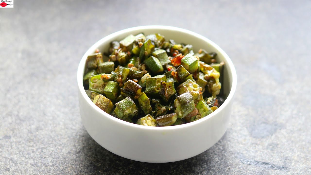 Simple Bhindi Sabzi - Easy Recipe Ideas For Rice or Roti - Okra Stir Fry | Skinny Recipes