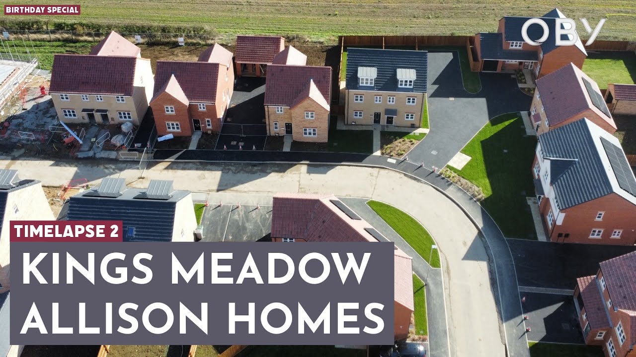 Allison Homes Kings Meadow Timelapse 2 • 6/9/24-28/9/25 OBY #timelapse #drone #new #home 