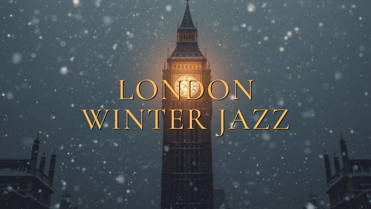 [Playlist] 2 Hours London Winter Jazz│Cozy Snowy City Piano Ambience│2시간 런던 겨울 재즈│눈 내리는 도시 피아노 분위기