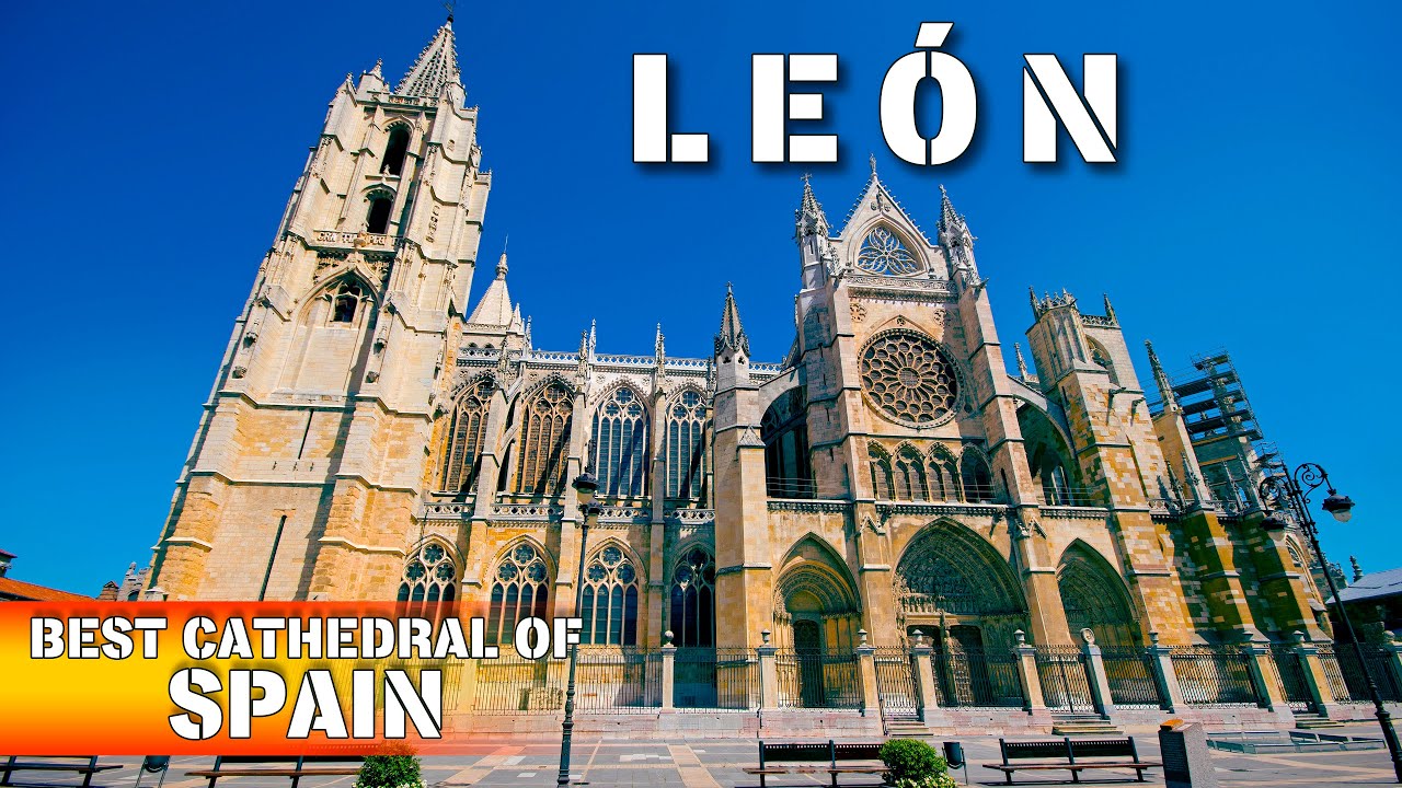 Spain Celestial Monument | The Cathedral of León | Documentary about León 4k