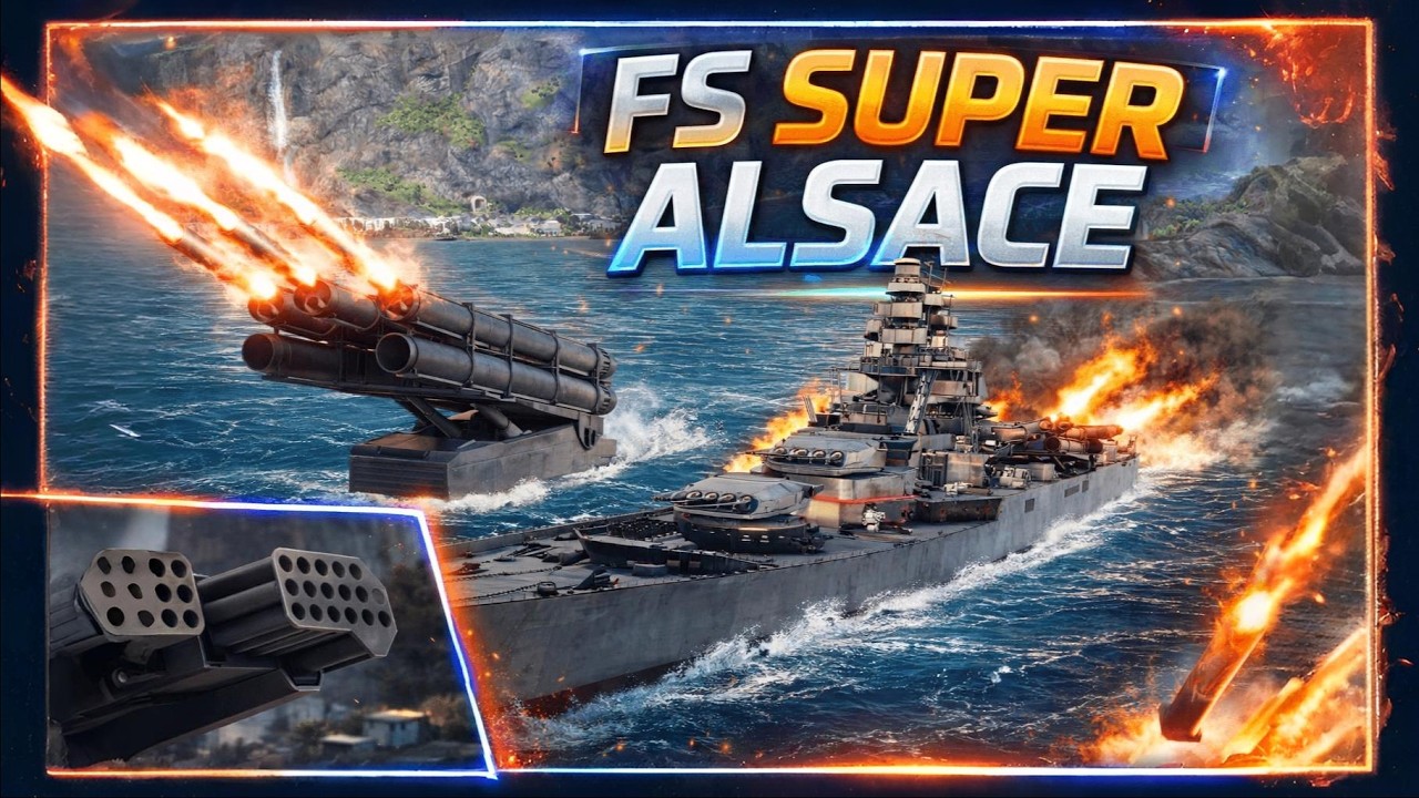 FS SUPER ALSACE 🤔🔥 El Mejor Acorazado?   Moders Warship