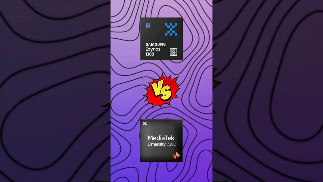 Exynos 1380 vs Dimensity 7200 #techype #gamingprocessor