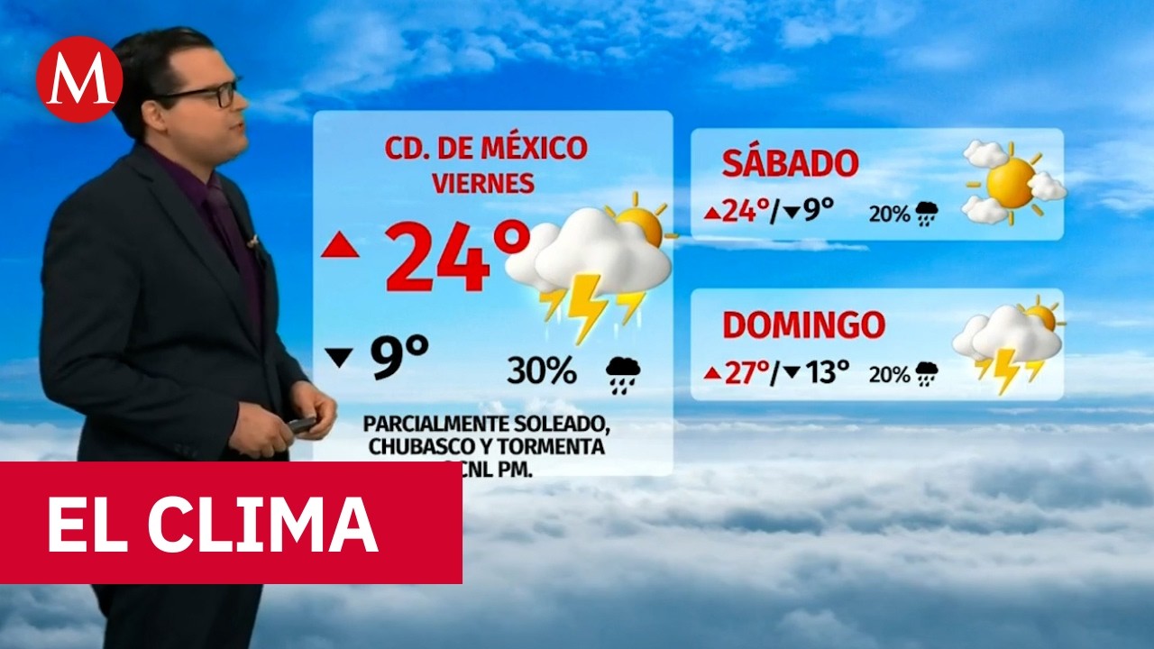 Clima de hoy viernes 13 de marzo de 2026 | Pron&oacute;stico con Nelson Valdez
