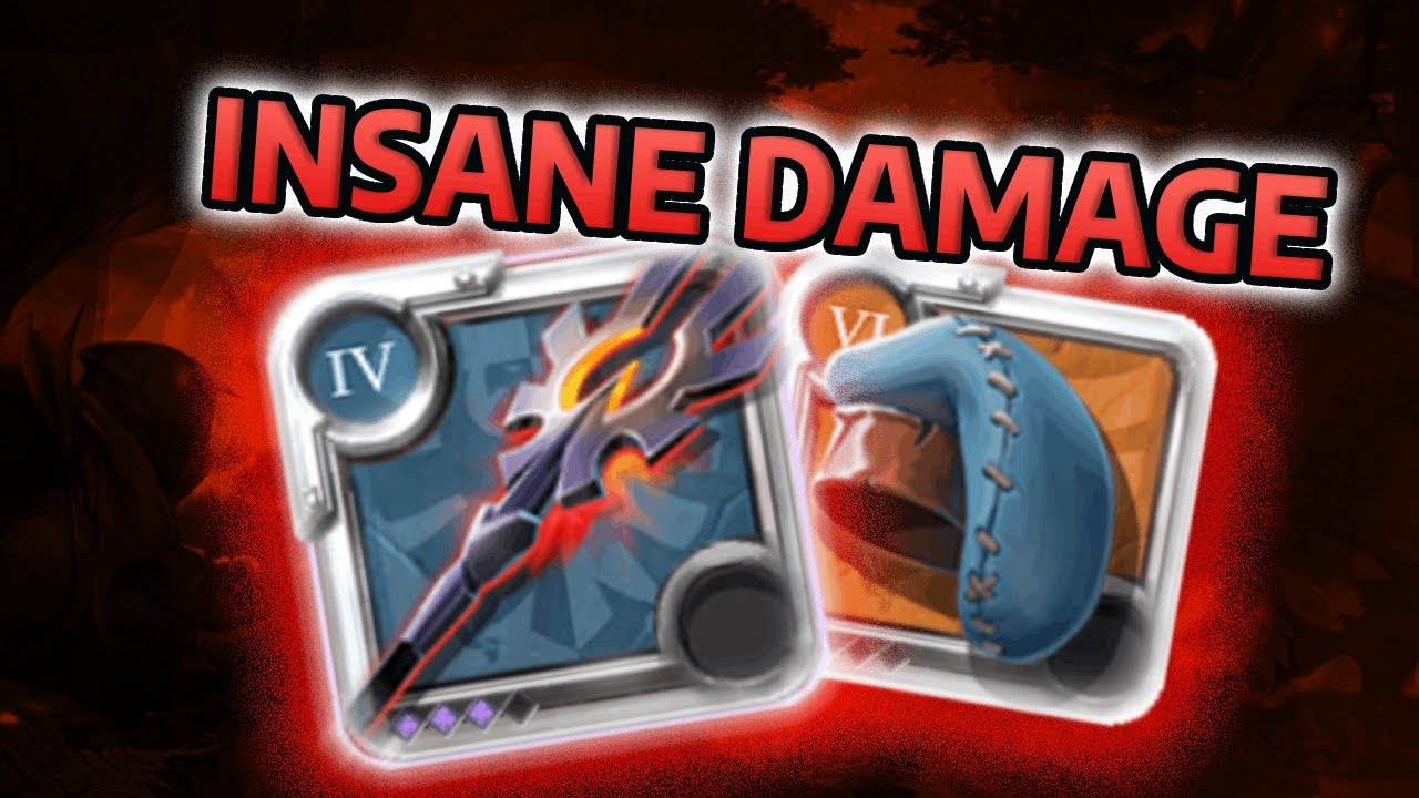 INSANE Blazing Staff Combo - Albion Online Mists!