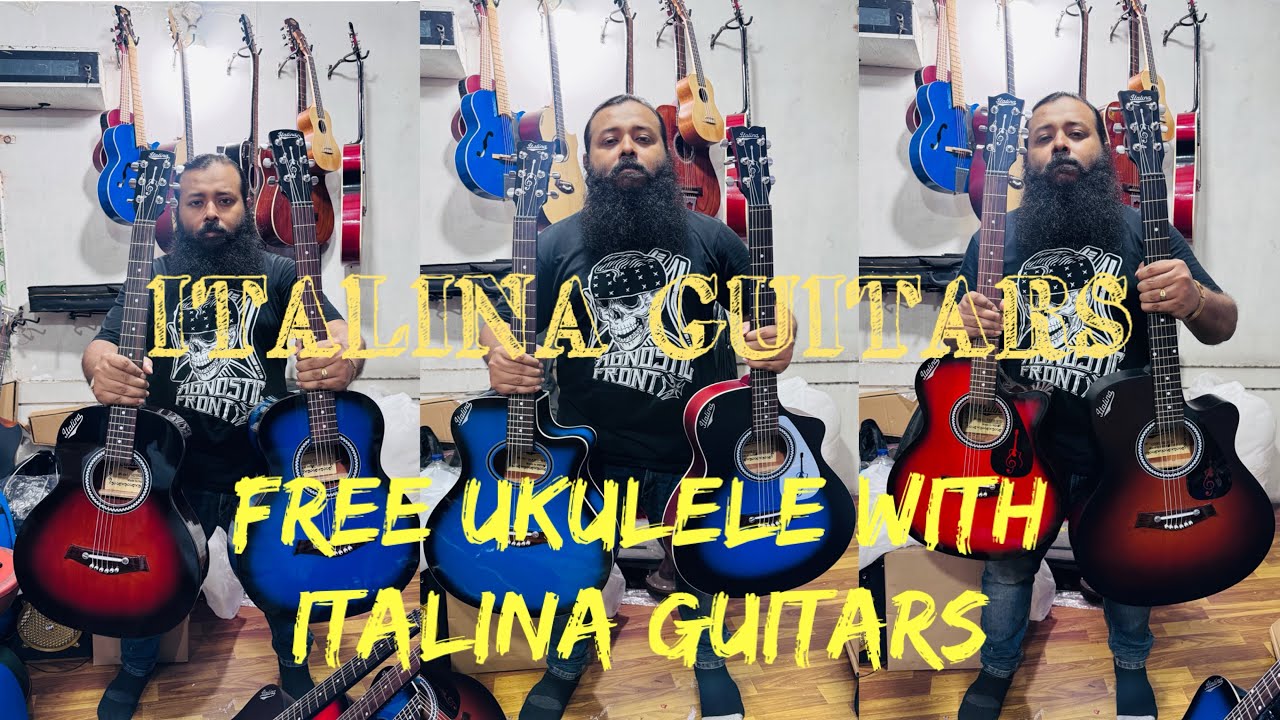 INTRODUCING ITALINA GUITARS LIKE NEVER BEFORE/ 8240659852/NOISEFACTORY/KOLKATA/FREEUKULELE/CHEAPEST
