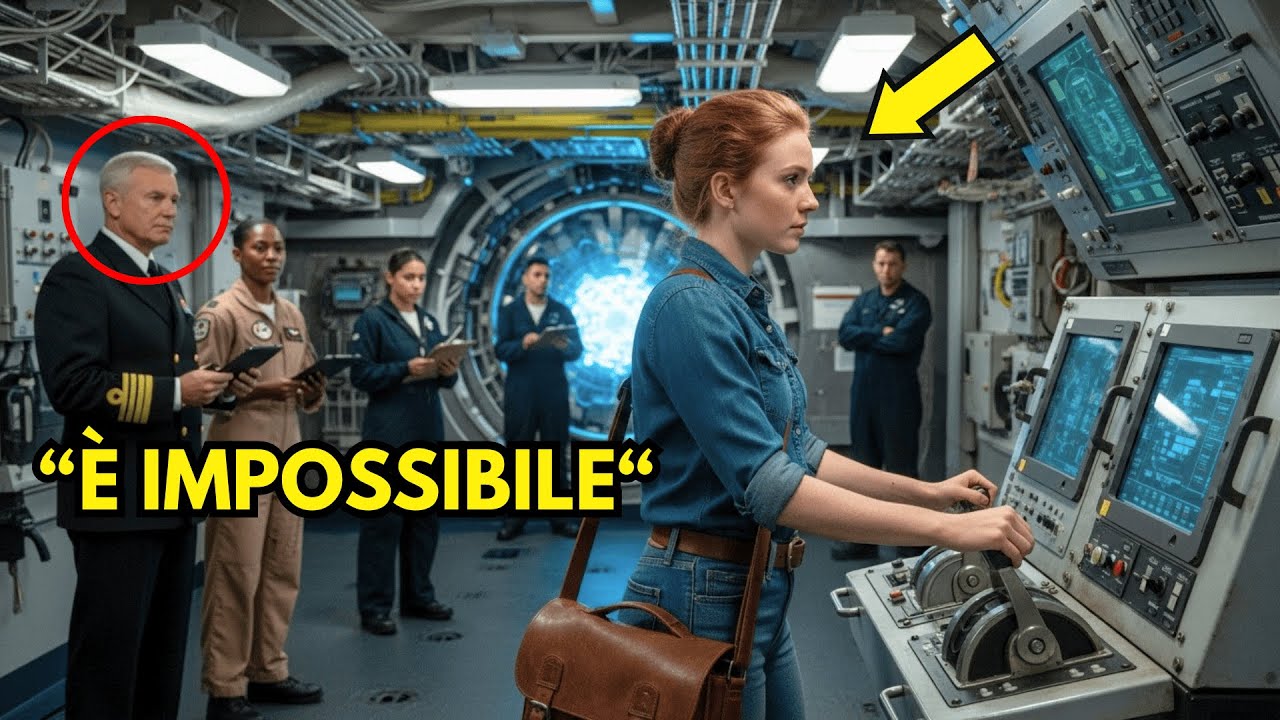 Ogni esperto fallì sulla portaerei, finché una donna in borghese riparò da sola il motore