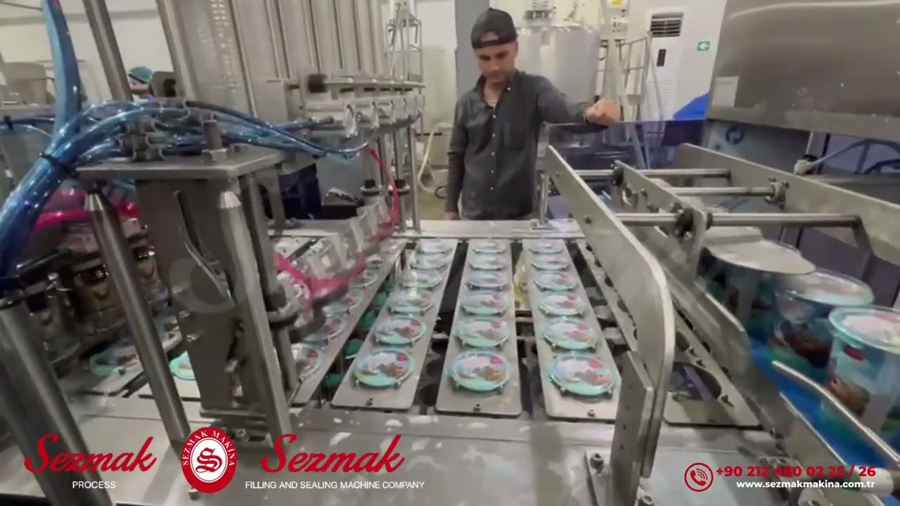 Linear Cup Filling and Sealing | Lineer Bardak Dolum ve Kapama