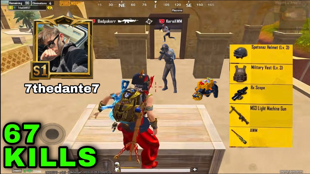 7thedante7 – 🥵 Solo vs Squad | best player PUBG Mobile 🔥👑
