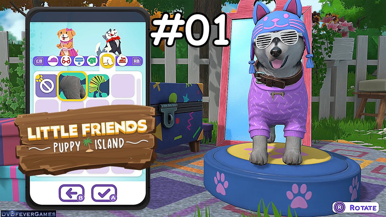 Little Friends: Puppy Island - Gameplay #01: Pet, Fetch & Jump! (PC 4K UHD 60fps)