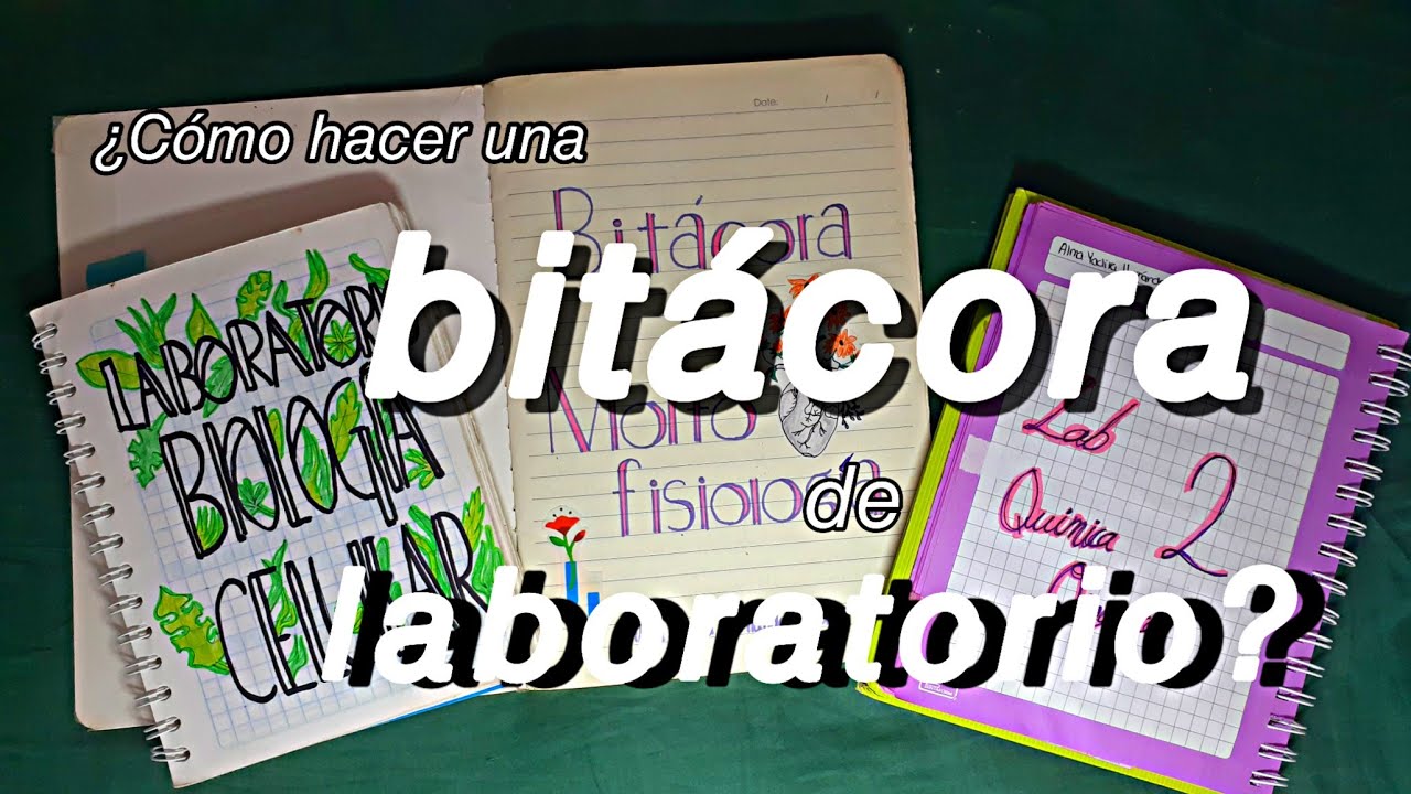 ¿Cómo se hace una bitácora de laboratorio?|TE COMPARTO ESTRUCTURA Y CONSEJOS 😉📚