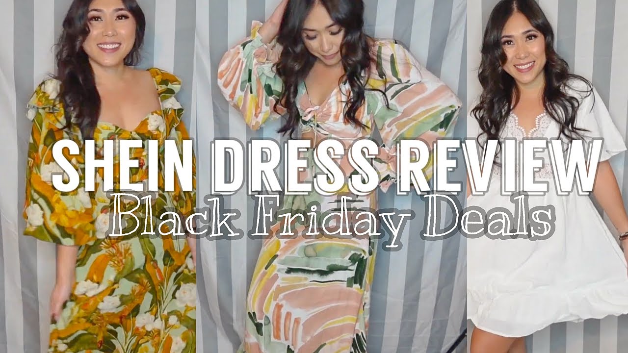 SHEIN DRESS HAUL Review - Size Medium (boho/photoshoot dress ideas)