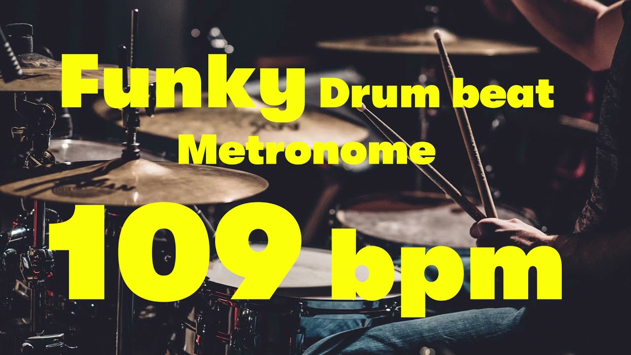 109 bpm funky drumbeat metronome 01