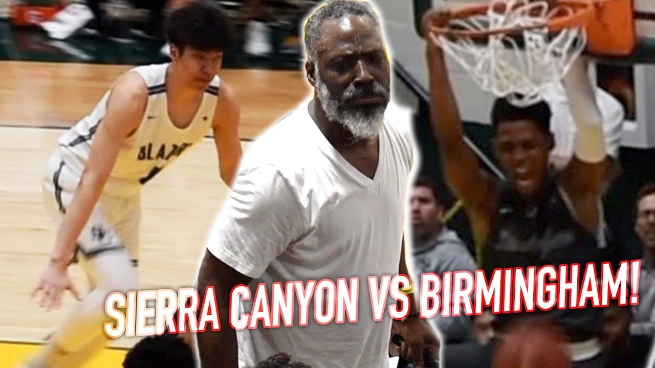 This Team WASN'T AFRAID OF SIERRA CANYON! Harold Yu TALKIN TRASH!? Sierra Canyon VS Birmingham